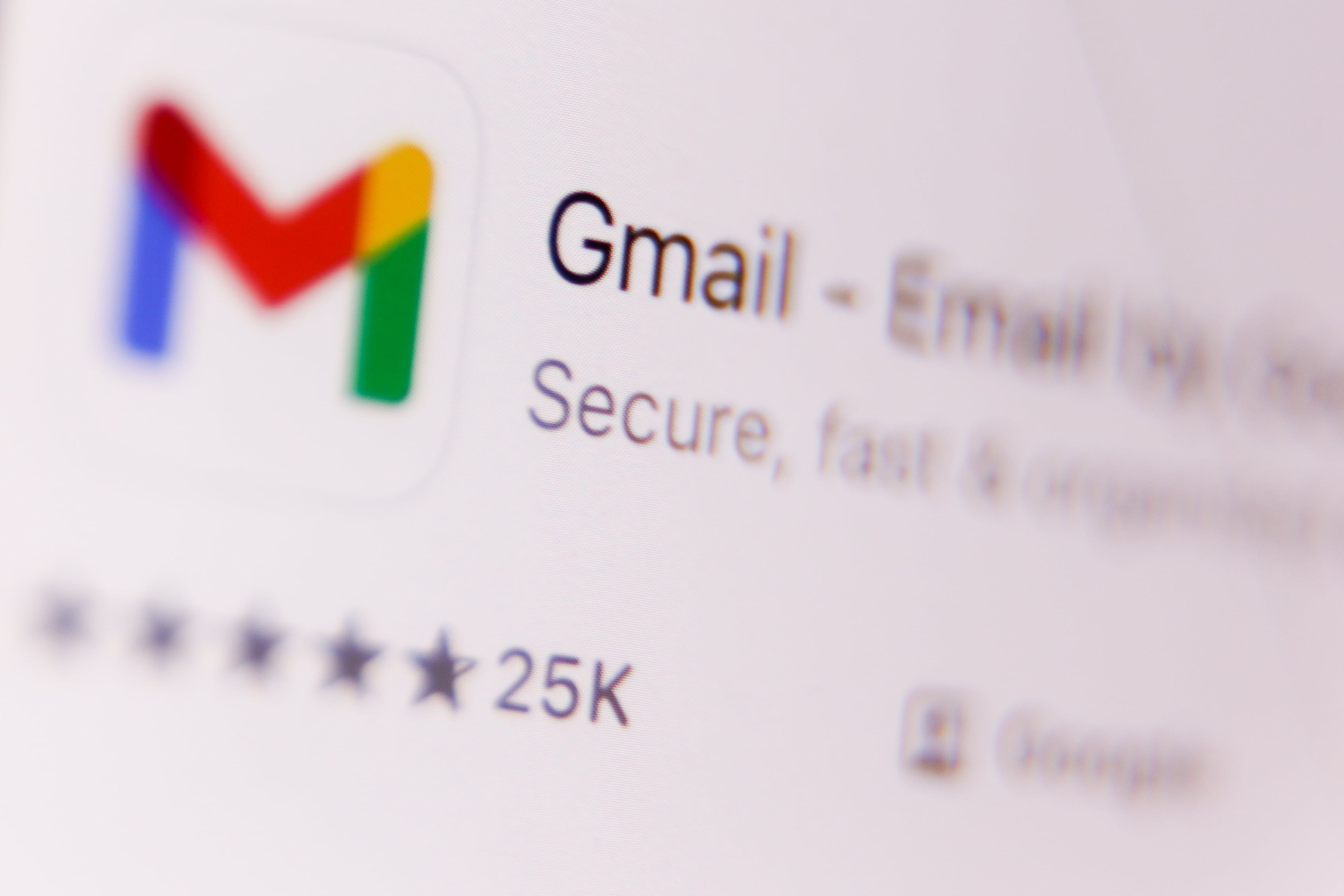 Gmail es una aplicación de correo electrónico.