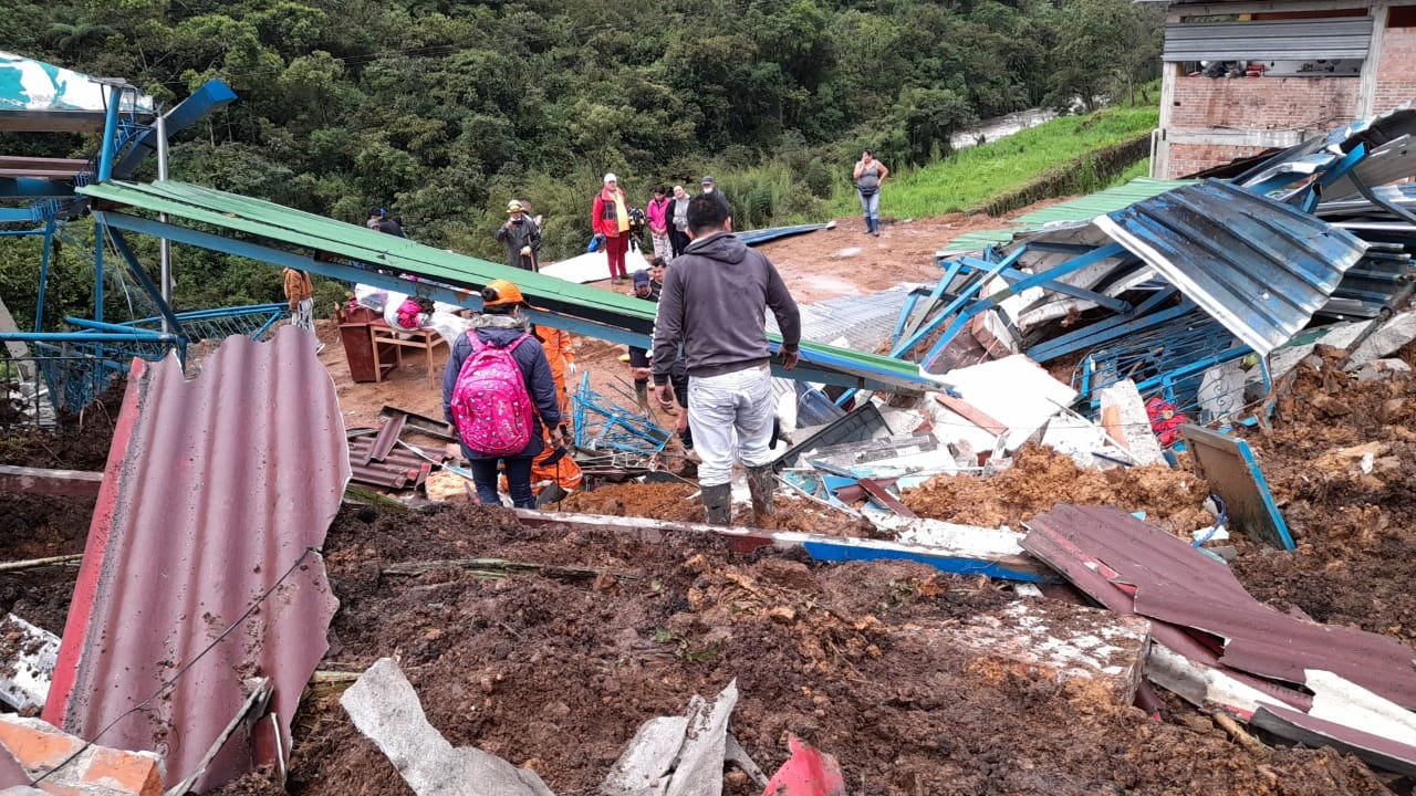Avalancha en Nariño