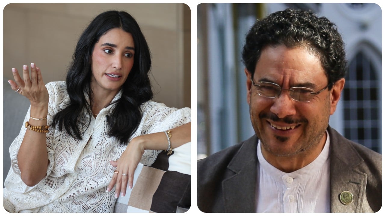 Adelina Guerrero e Iván Cepeda.