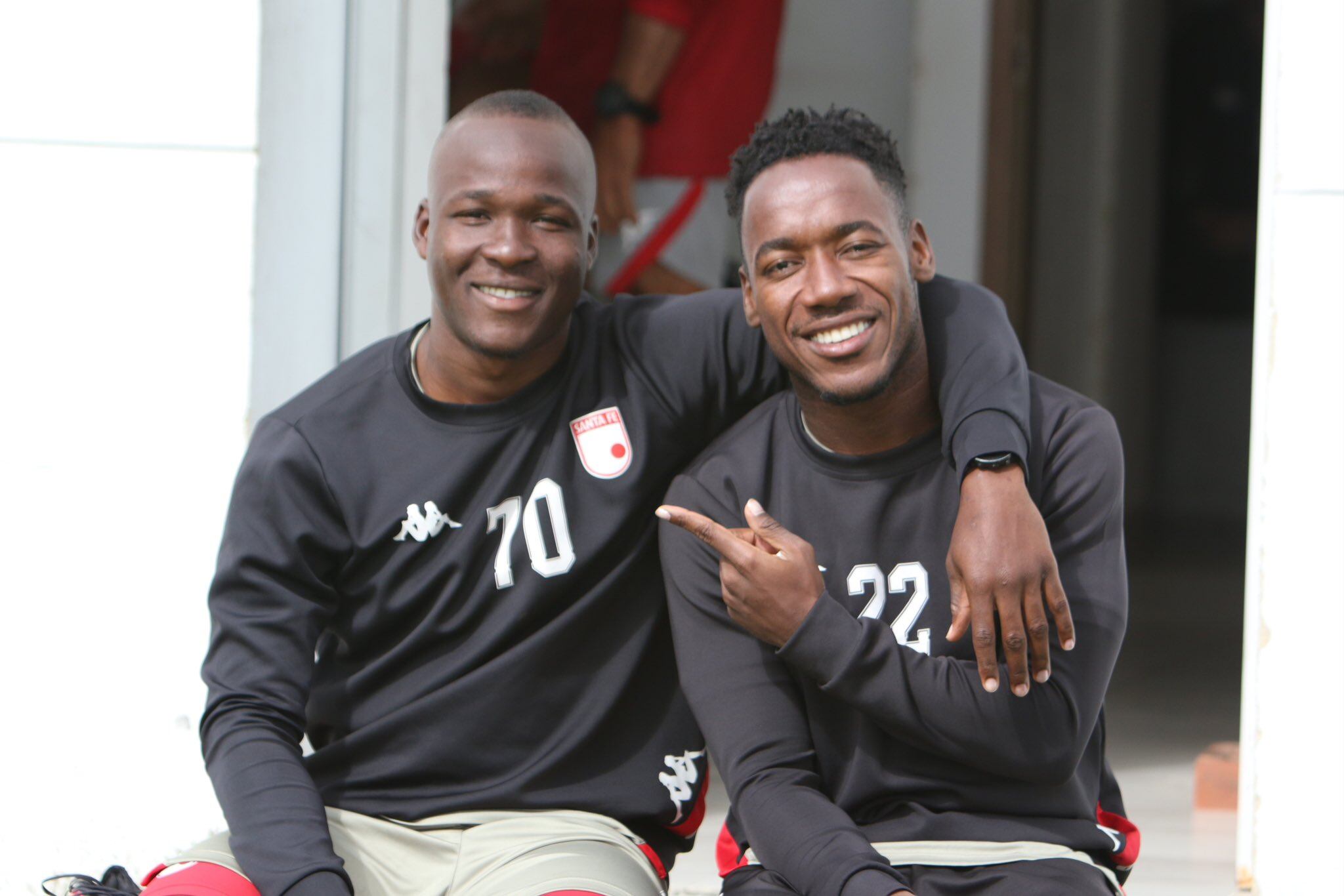 Emerson Batalla y Kevin Londoño.