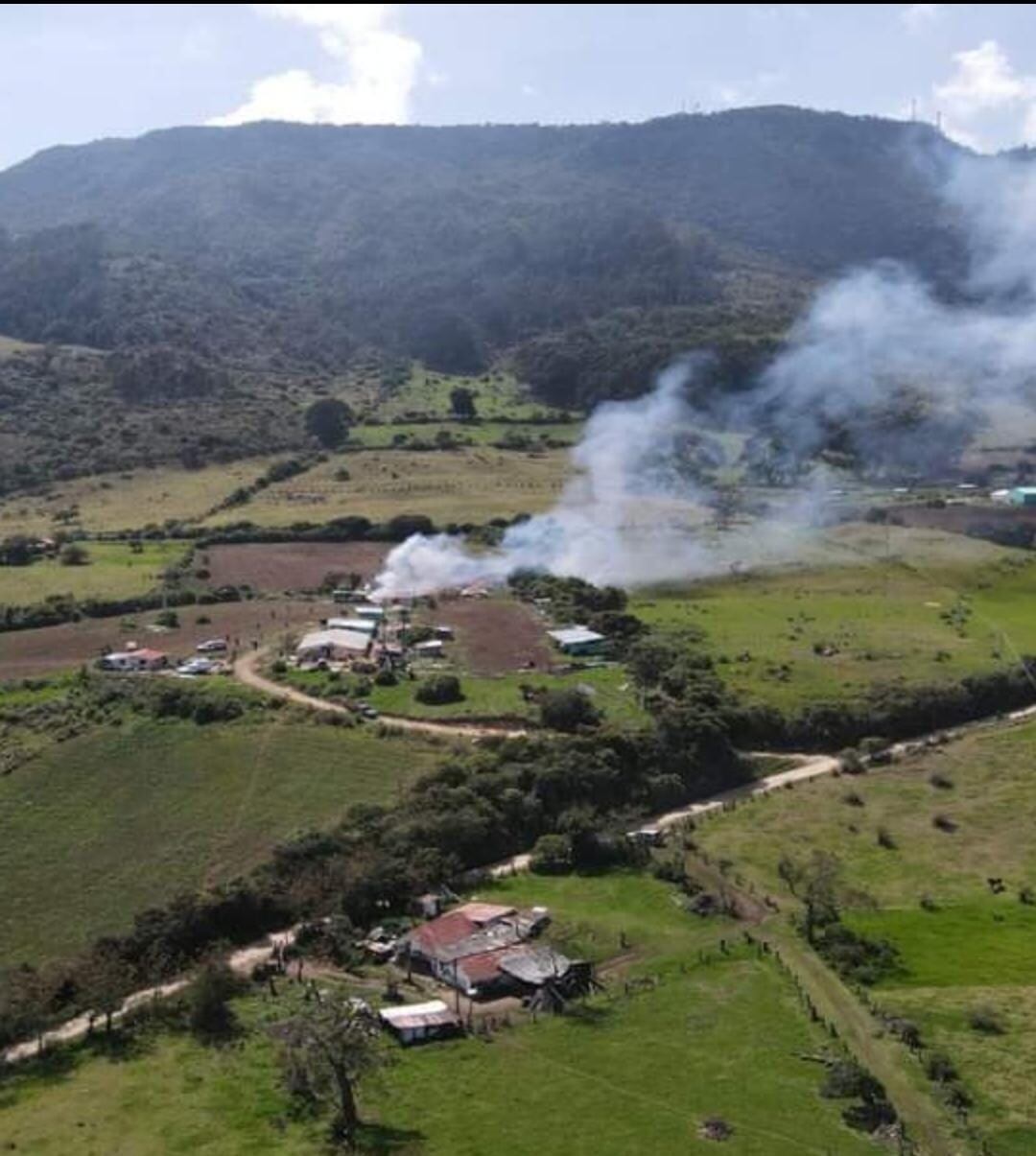 Fuerte explosión en Facatativa