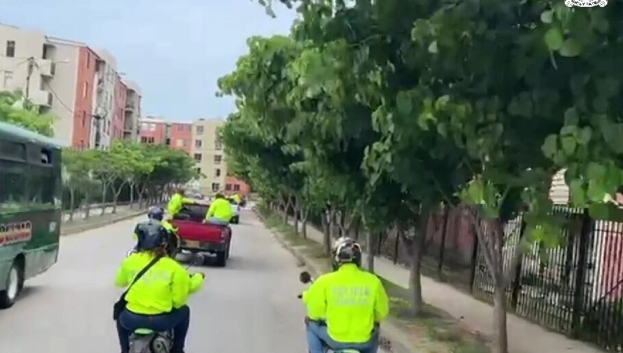 La Policía desplegó un operativo con otras autoridades para dar con la captura de alias El 10 o El Viejo