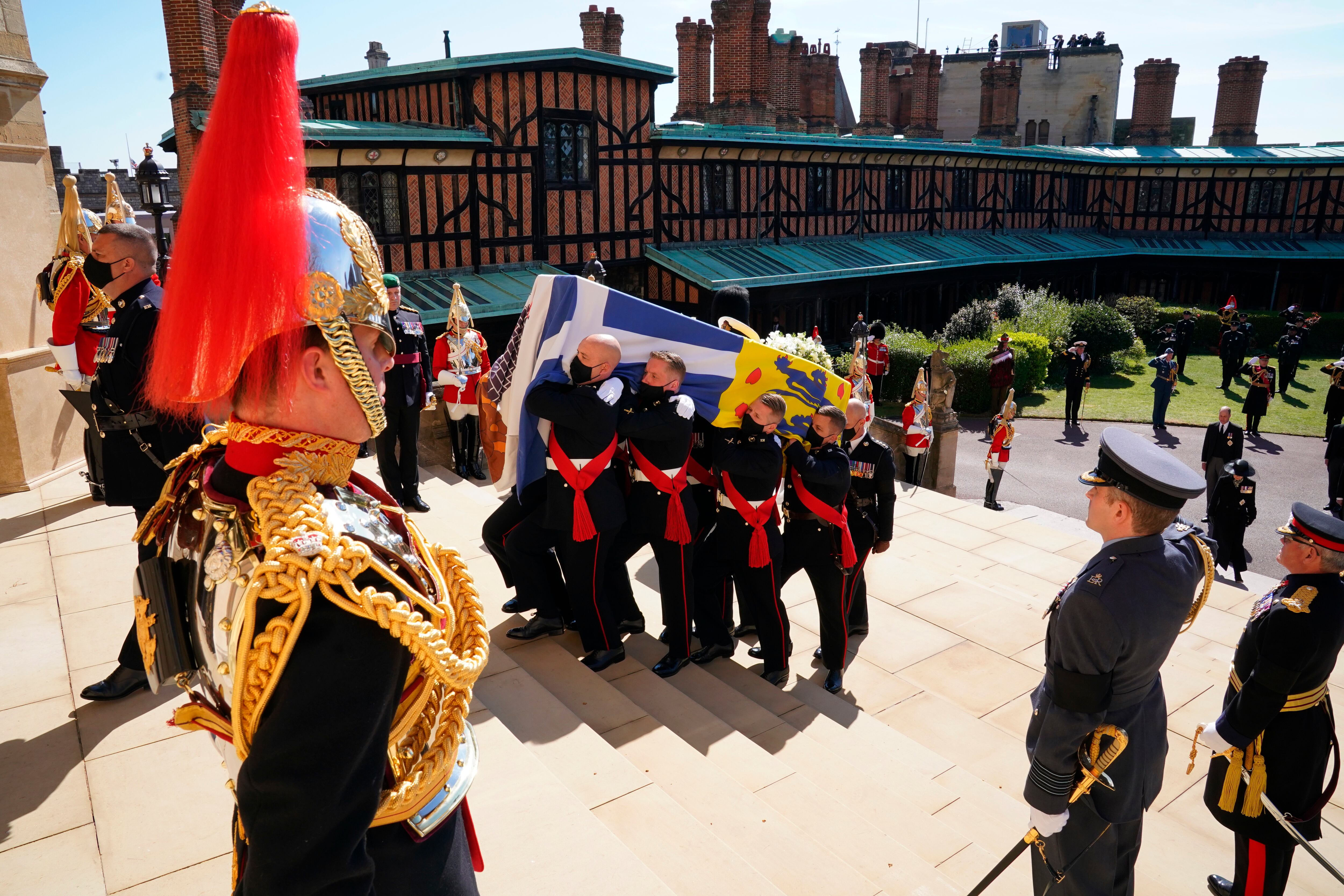 funeral del príncipe Felipe de Gran Bretaña