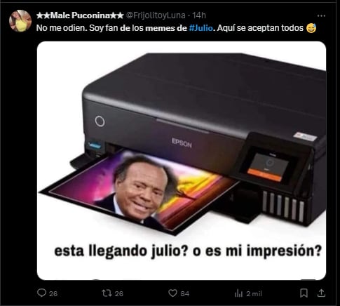Memes de julio.
