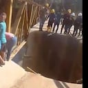 El vehículo y el conductor cayeron al río Güejar, quedando este último gravemente herido.Foto: @NoticiadelMeta