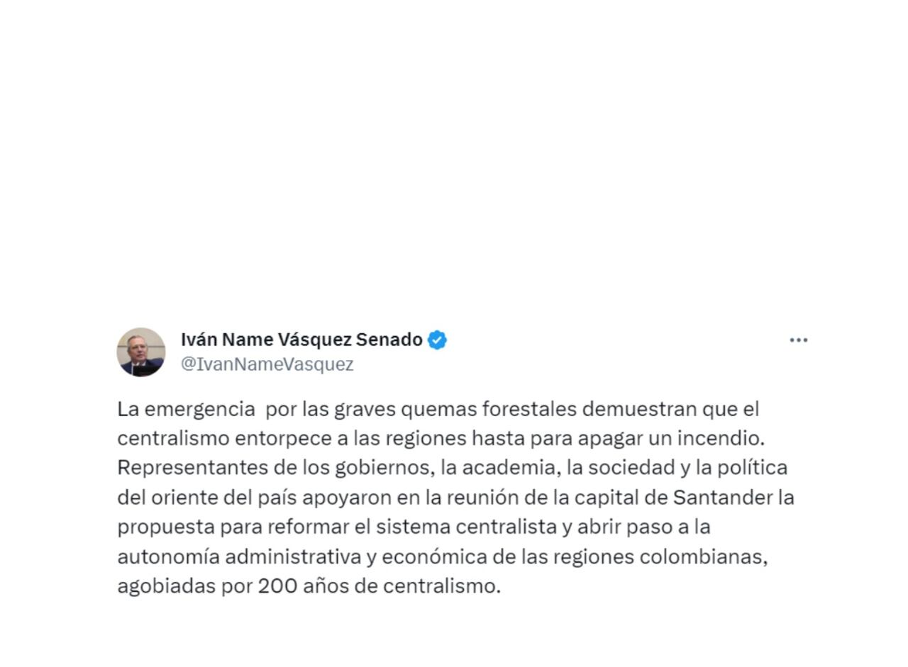 “No hay presupuesto para bomberos, no hay presupuestos para helicópteros, no hay presupuestos para nada”, manifestó Name.