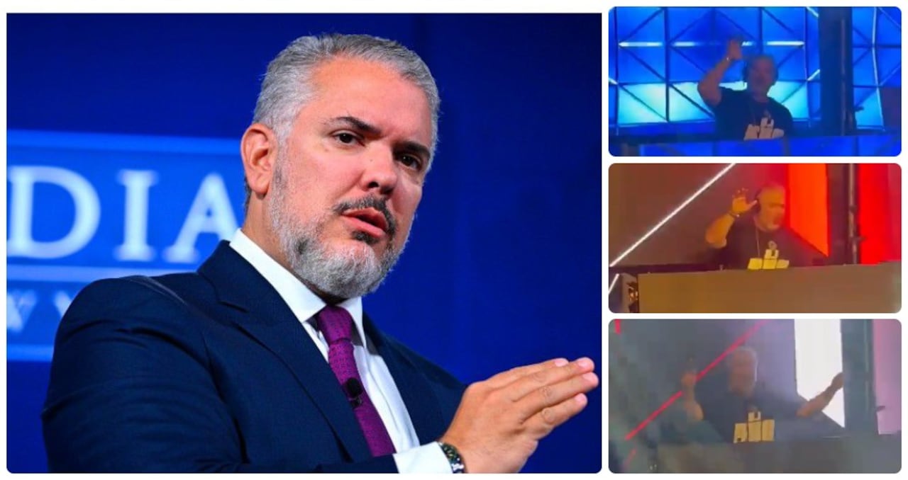 Iván Duque como dj en Cartagena.