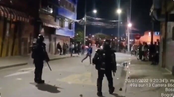 Protestas en el sur de Bogotá