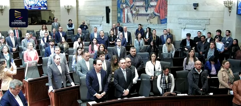 Los congresistas integrantes de las comisiones económicas, en su mayoría, asistieron al debate del Presupuesto General 2026 para definir el monto, aforado originalmente en $556,9 billones.
