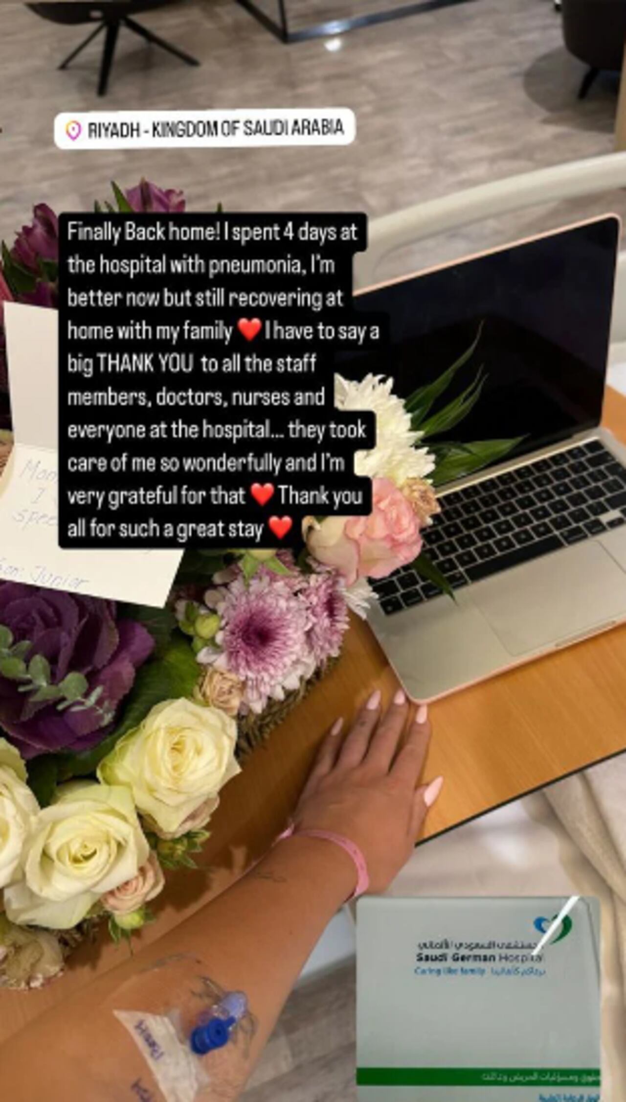 Georgina Rodríguez habló de por qué estuvo hospitalizada cuatro días