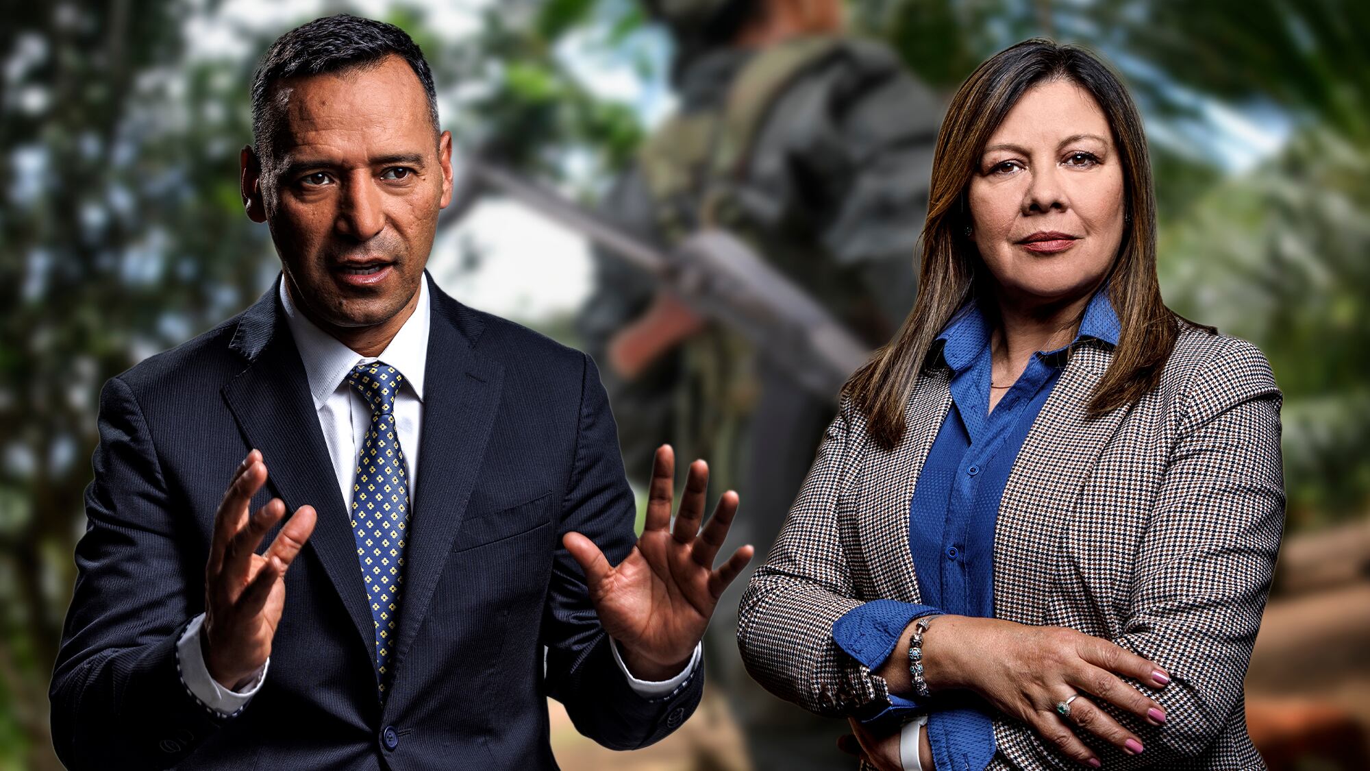 General Pedro Sánchez. Ministro de Defensa
Luz Adriana Camargo. Fiscal General de la Nación.