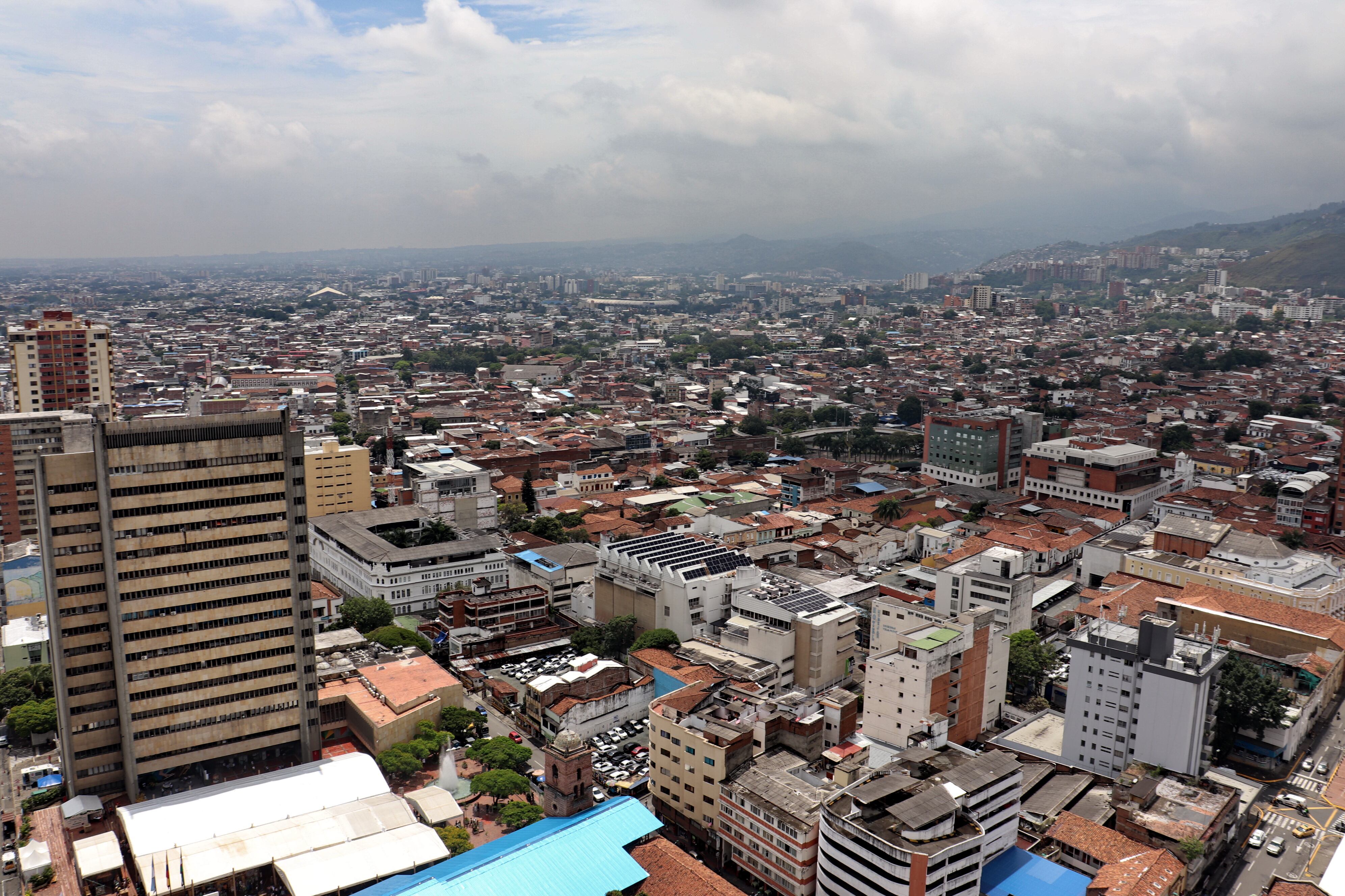 Panorámicas de Cali desde el centro de la ciudad