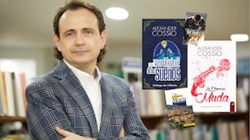 Alexander Cossio (Medellín, 1974), profesional del Arte en Literatura, es magíster en Creación Literaria por la UPF (Barcelona) y en Estudios Políticos de la UPB.