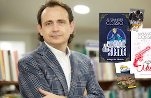 Alexander Cossio (Medellín, 1974), profesional del Arte en Literatura, es magíster en Creación Literaria por la UPF (Barcelona) y en Estudios Políticos de la UPB.