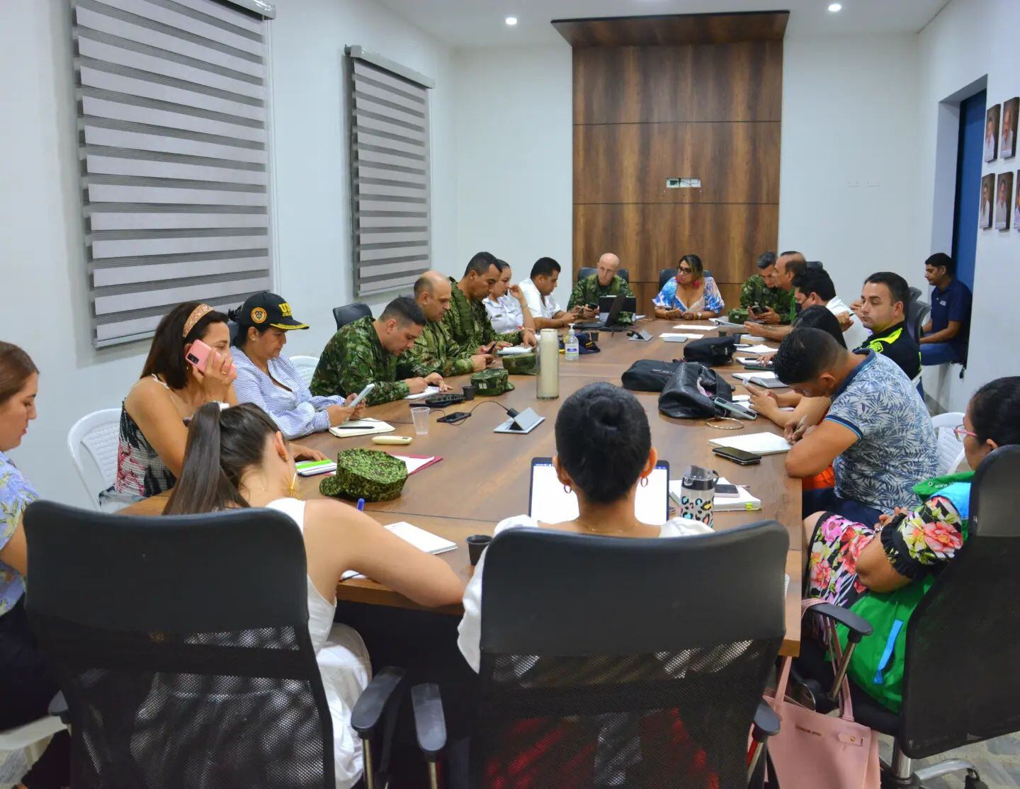 Tras estos hechos se llevó a cabo un Puesto de Mando Unificado.