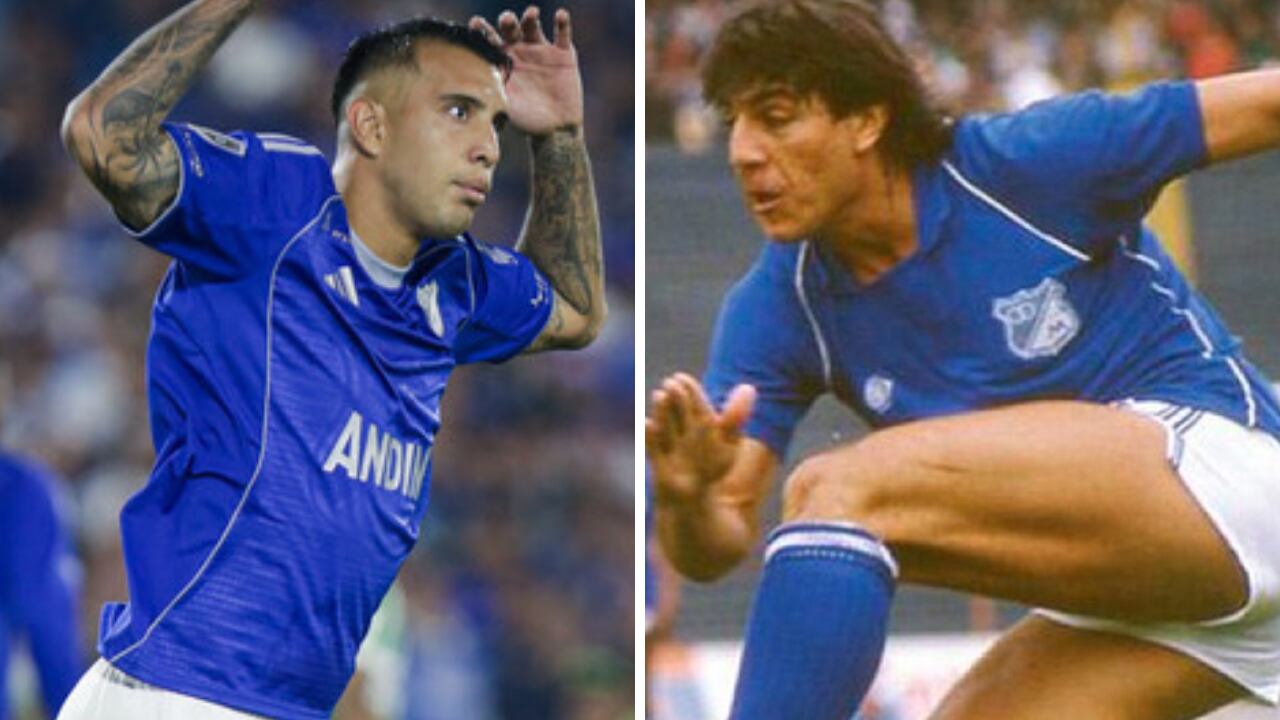 A Rodrigo Contreras lo comparan con Juan Gilberto El Búfalo Funes. Así respondió el actual delantero de Millonarios.