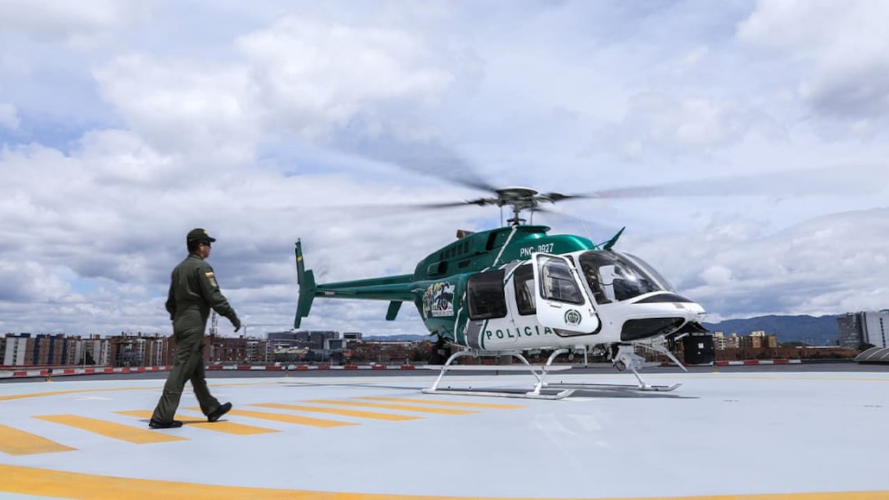 Helicóptero Halcón de la Policía patrullará Bogotá
