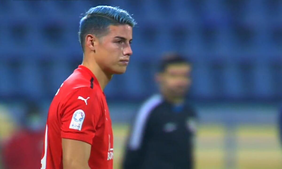 James Rodríguez. Foto: Captura de pantalla - Transmisión Alkass.