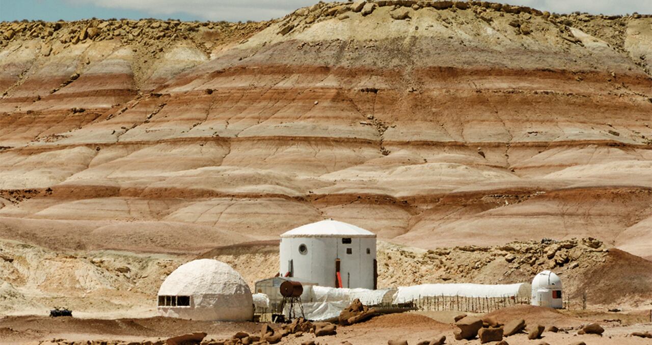 La Mars Desert Research Station en Utah, Estados Unidos