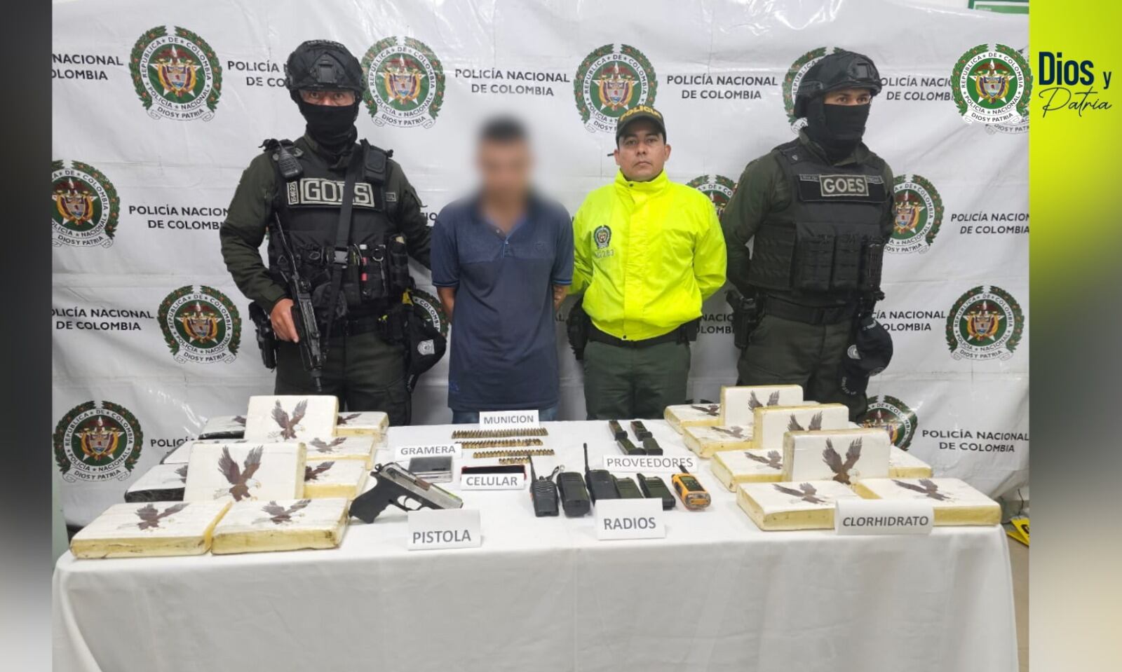 Capturados por la policía en operativo contra los Puntilleros.