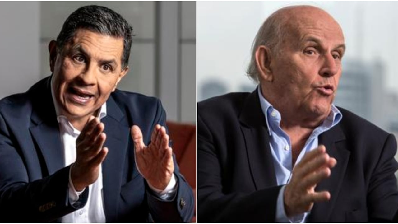 El alcalde Jorge Iván Ospina y el exmandatario Maurice Armitage.