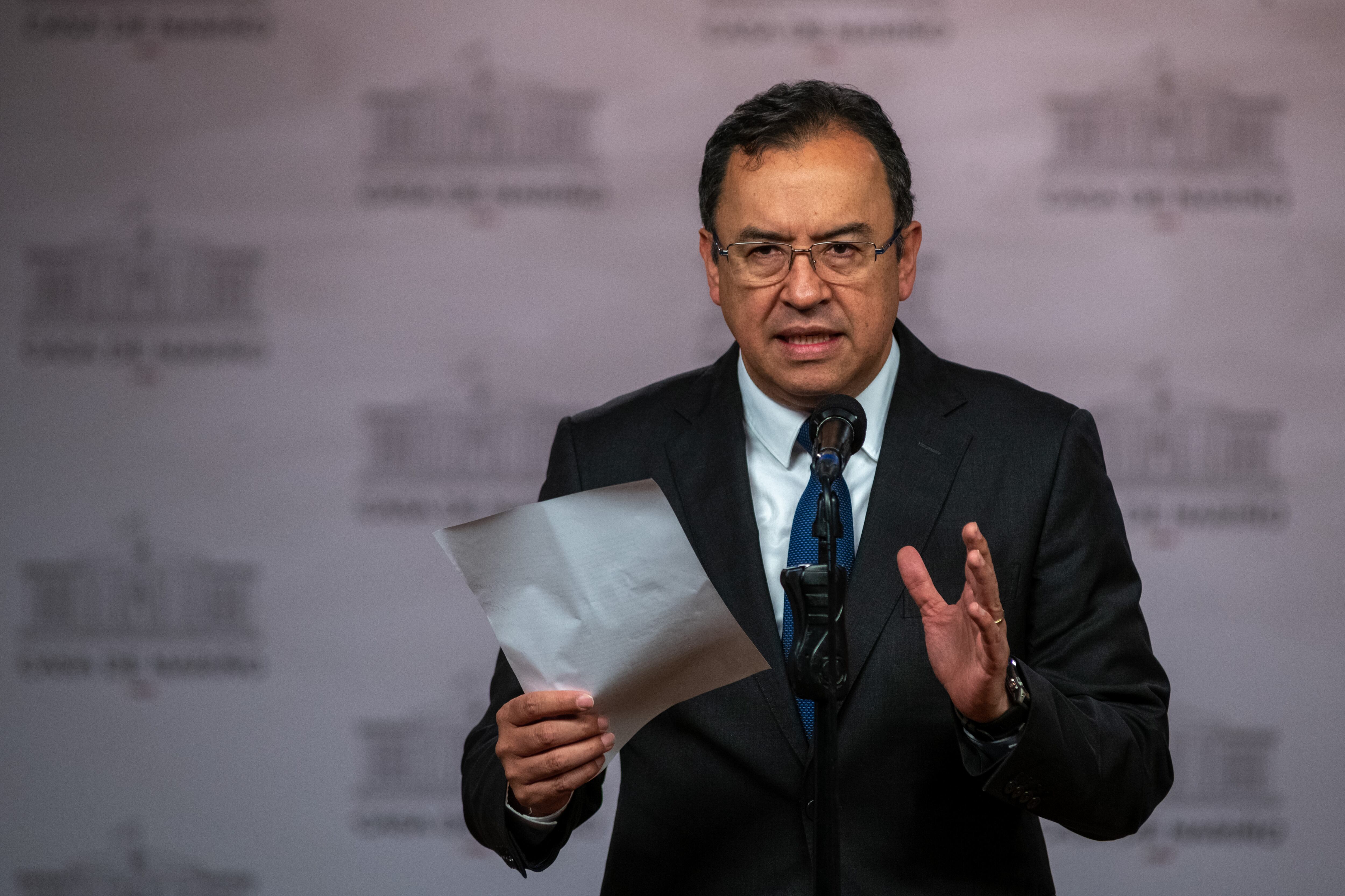 Ministro del Interior y portavoz del Gobierno nacional Alfonso Prada