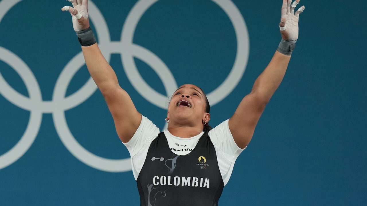 Mari Leivis Sanchez ganó la medalla de plata en pesas