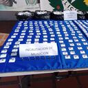 Una bolsa negra que se encontraba al interior del lugar llamó la atención de los uniformados.