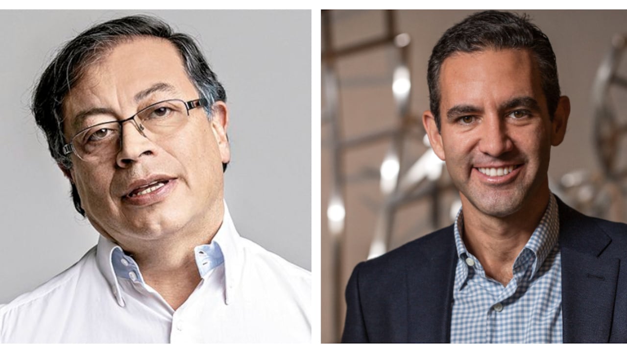 Gustavo Petro y David Vélez