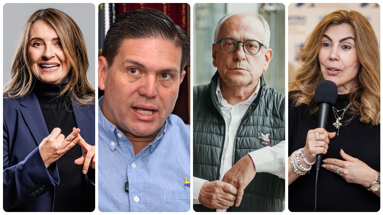 Paloma Valencia, Juan Carlos Pinzón, José Obdulio Gaviria y Nubia Stella Martínez.