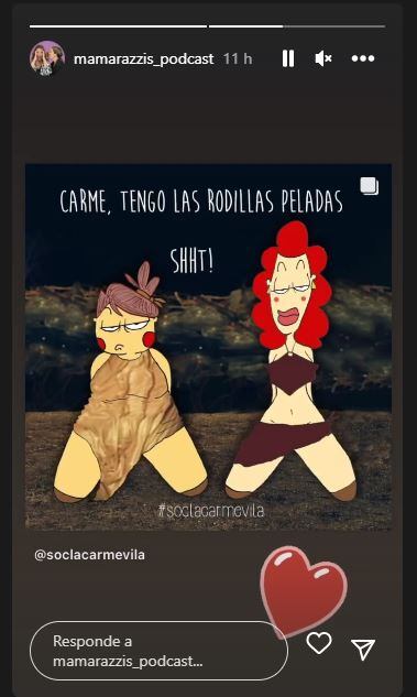 El programa español replicó la caricatura