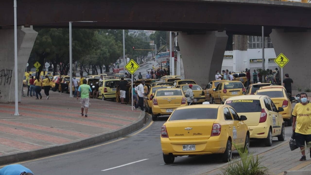 Los taxistas de Cúcuta piden la renuncia del secretario de Tránsito.