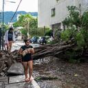 Secuelas del huracán Lidia en Puerto Vallarta.
