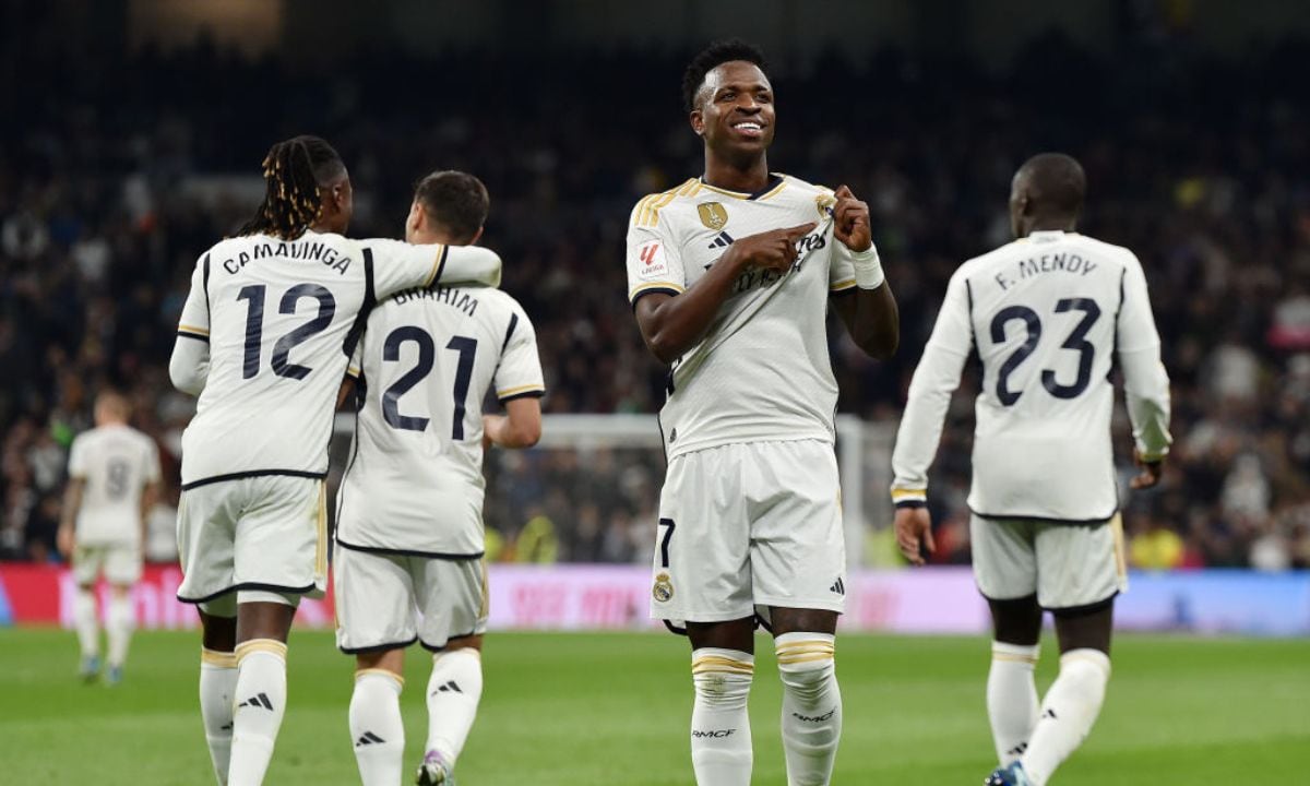 Vinicius, la figura del Madrid.