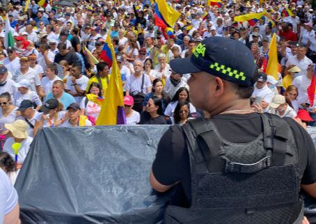 Polo Polo les agradeció a los miles de ciudadanos que salieron a marchar