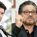 El ministro Diego Molano y el disidente Iván Márquez