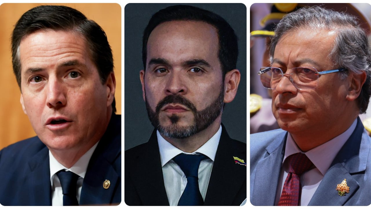 Bernie Moreno, Abelardo de la Espriella y Gustavo Petro