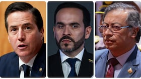 Bernie Moreno, Abelardo de la Espriella y Gustavo Petro
