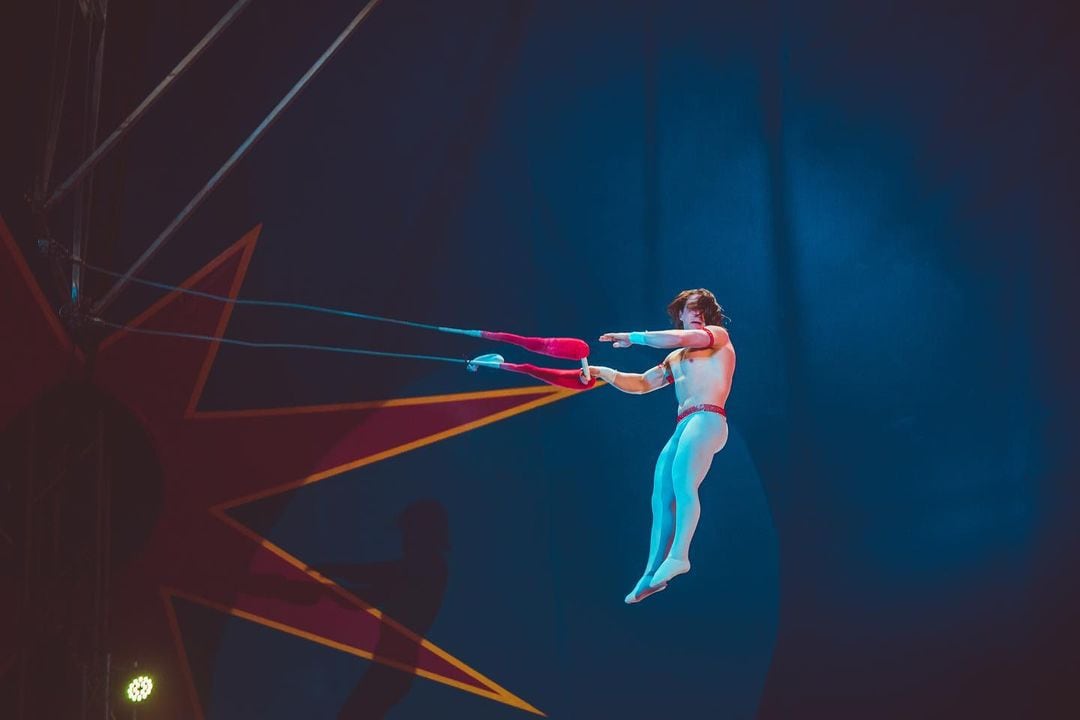 Martín Gasca es uno de los artistas principales del elenco del Circo de los Hermanos Gasca.