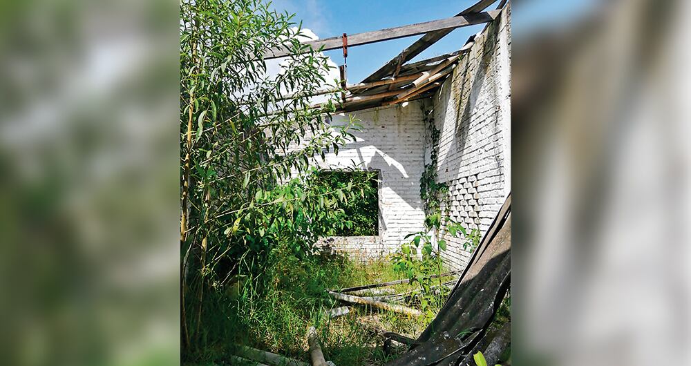 Este es el terreno que fue incautado.