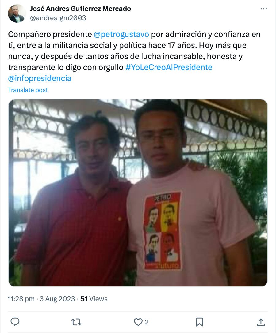 Publicación de José Andrés Gutiérrez.