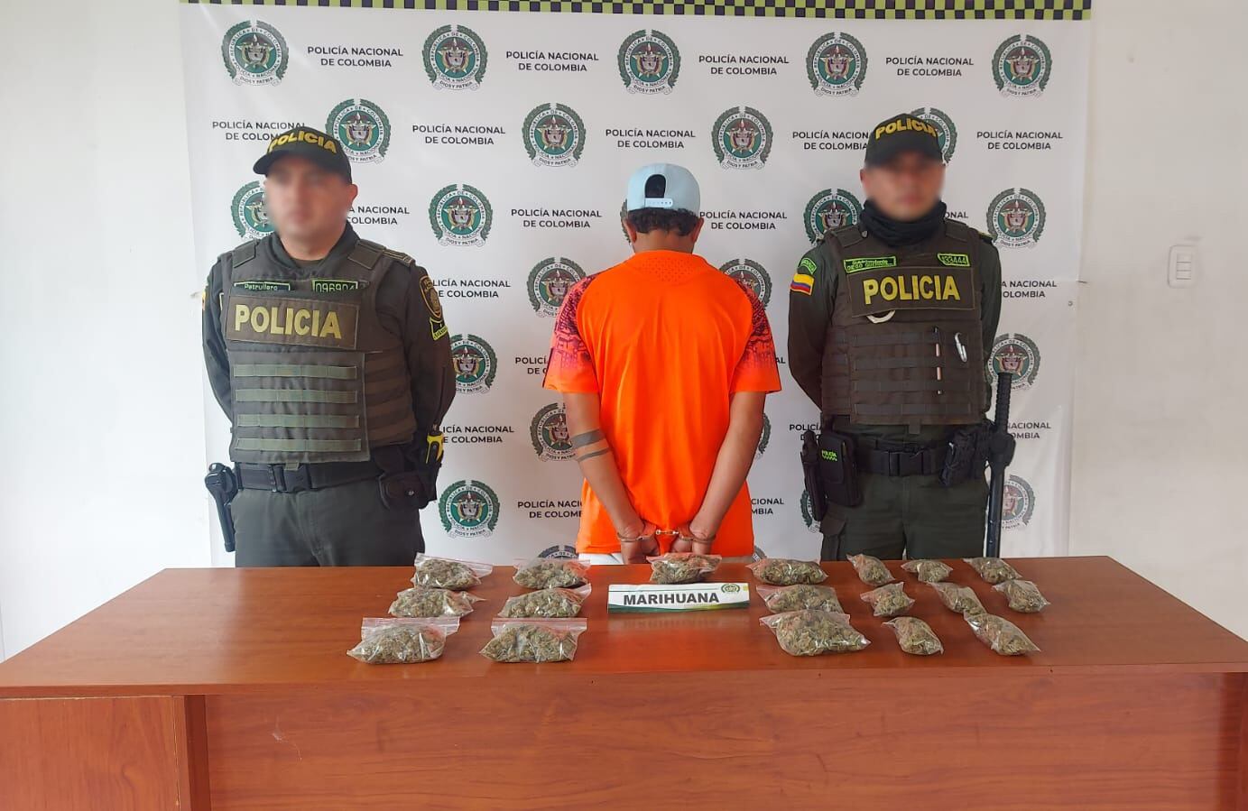 El capturado de 29 años es natural de San Onofre, Sucre