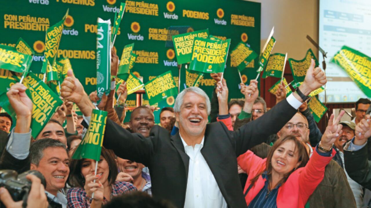 Enrique Peñalosa ganó la consulta de la Alianza Verde con una votación muy alta. Sin embargo, al interior de esa colectivdad no cuenta con mucho respaldo.