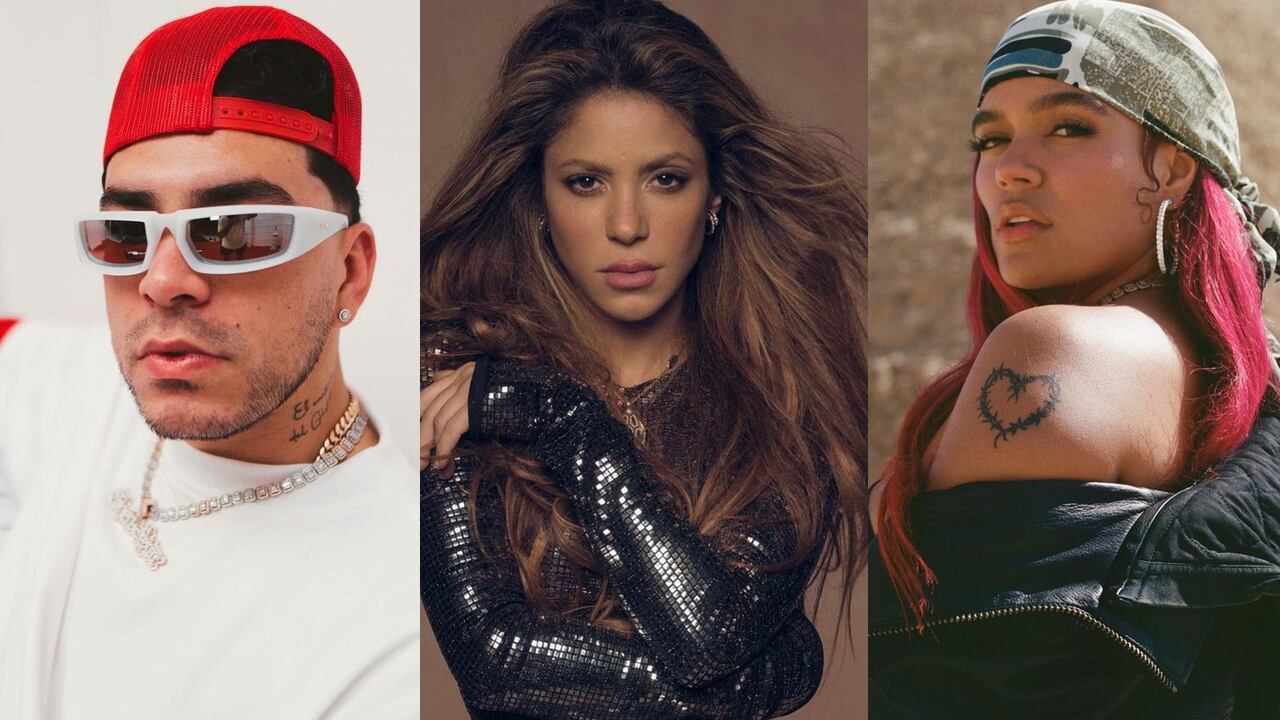 Ryan Castro, Shakira y Karol G