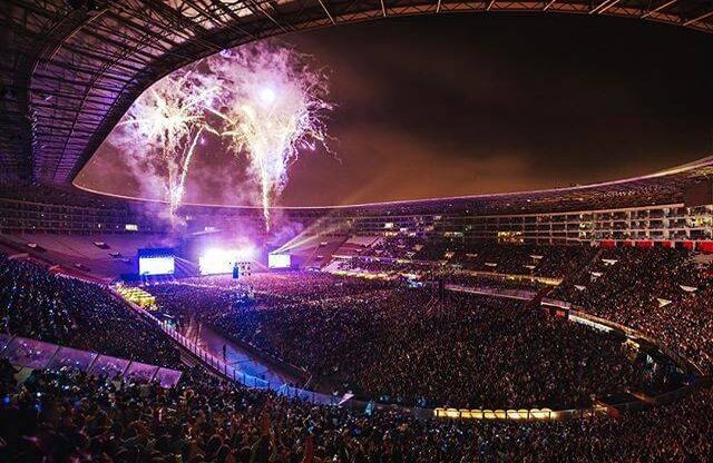 Estadio El Campín de Bogotá.