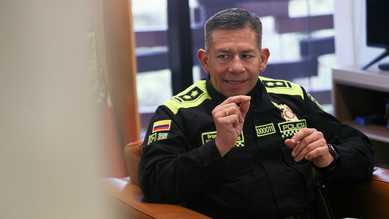 Giovanni Cristancho, comandante de la Policía de Bogotá