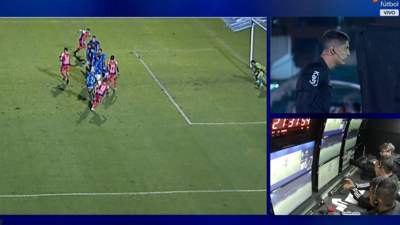 Polémica en el VAR durante el partido de Boyacá Chicó vs. Alianza FC