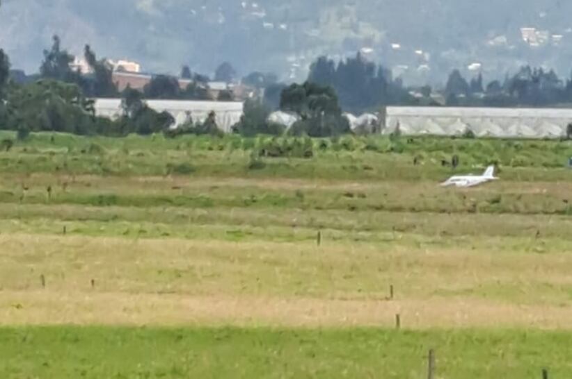 La avioneta accidentada.