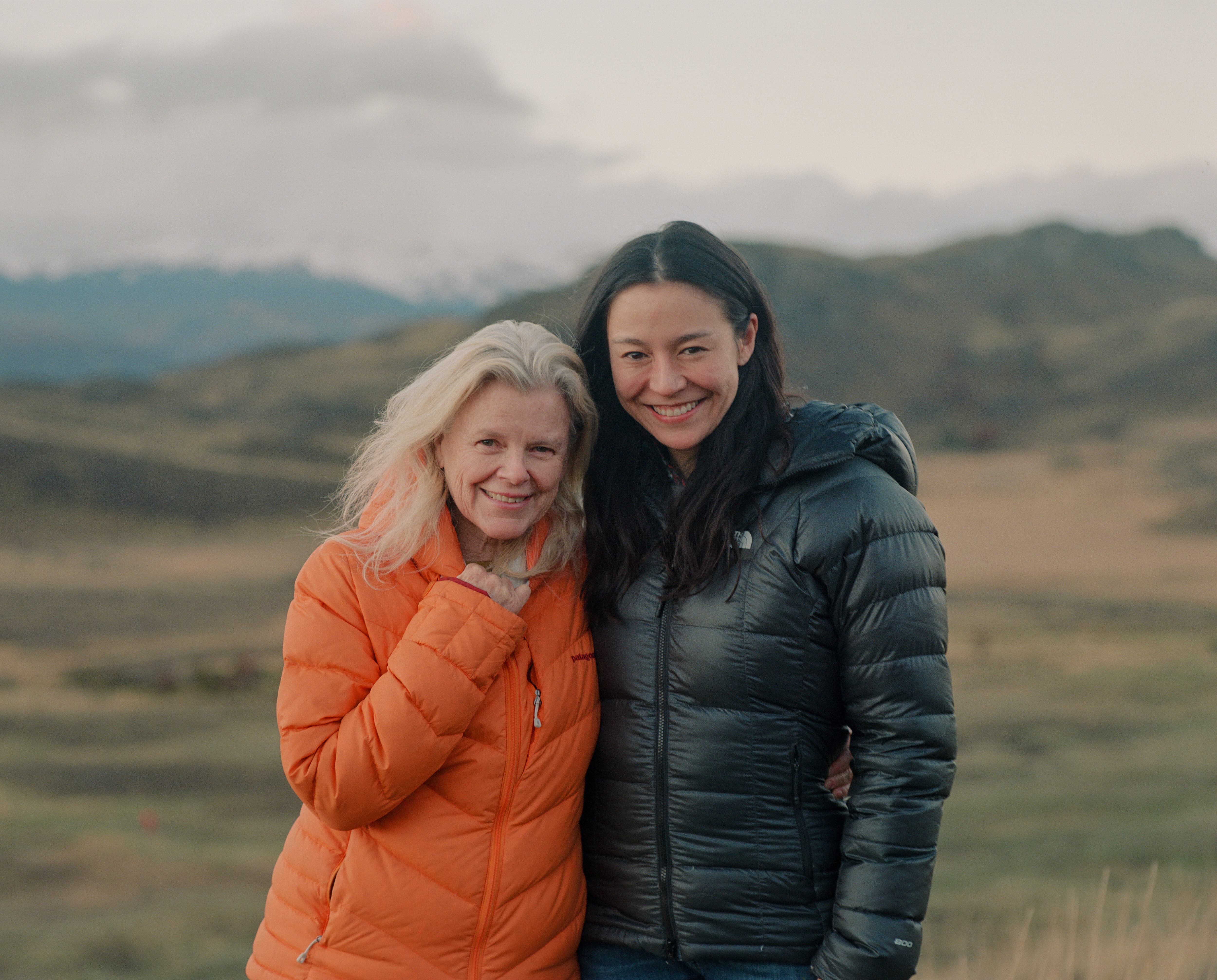 Kris Tompkins, left, and Chai Vasarhelyi. (Clair Popkin/National Geographic Documentary Films)