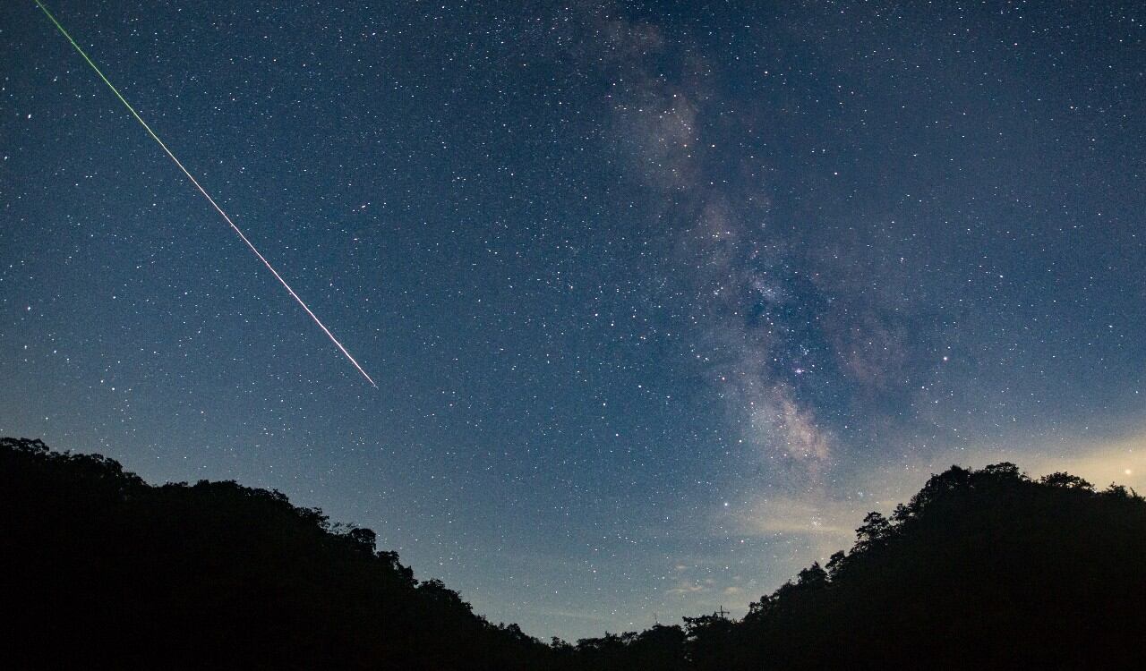 Imagen de referencia de la entrada de un meteorito a la atmósfera de la Tierra.